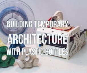 Build Temporary Architecture With Plastic Bottles